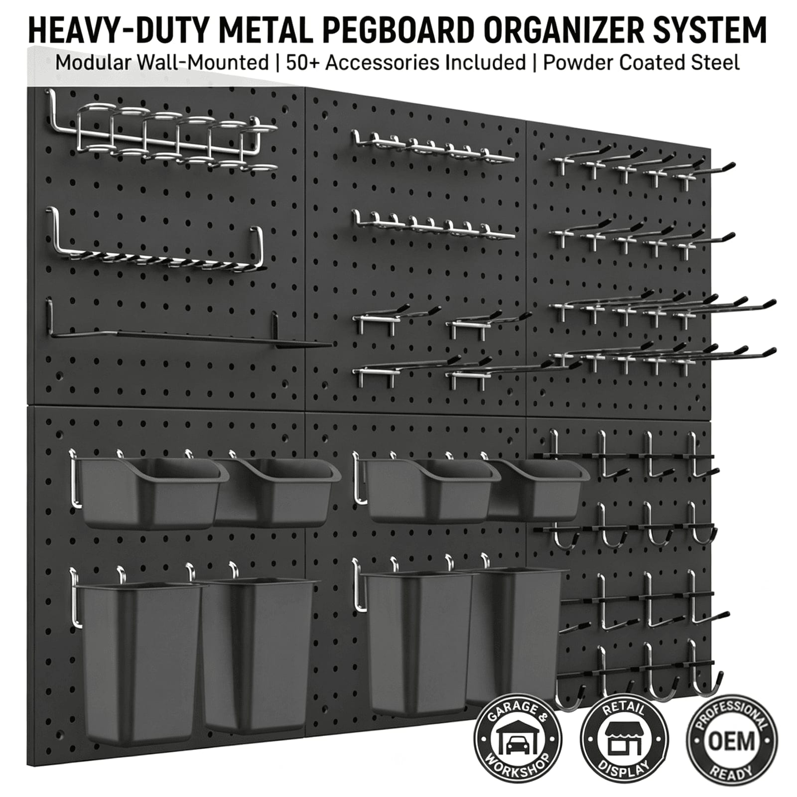Expositores de Pegboard y Slatwall